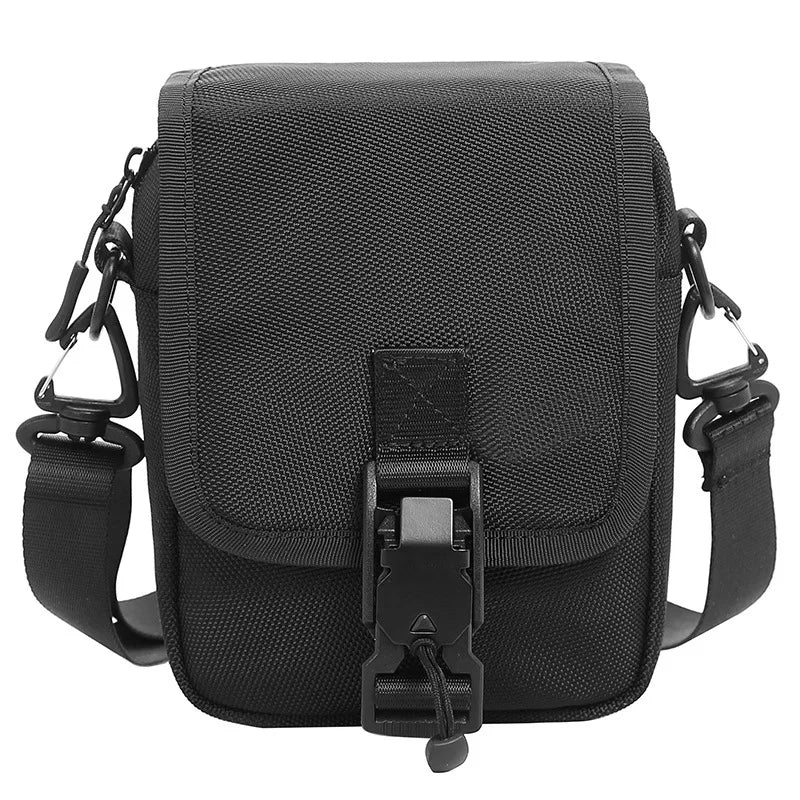 Men S Oxford Cloth Durable Casual Single-Shoulder Bag Simple Men S Multi-Functional Water-Resistant