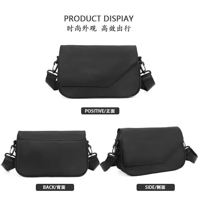 Simple Oxford Fabric Single-Shoulder Bag Men Large-Capacity Casual Sporty Fashionable
