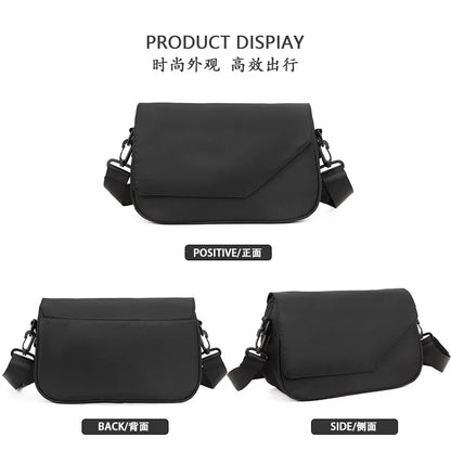 Simple Oxford Fabric Single-Shoulder Bag Men Large-Capacity Casual Sporty Fashionable