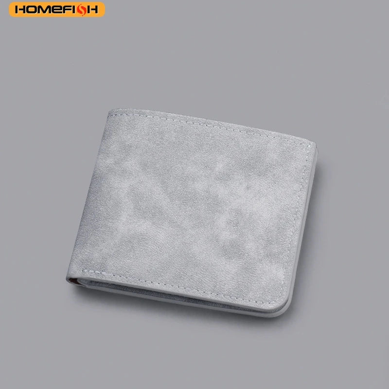 Card Holder Ample Cash Bill Storage Homefish Lightweight Portable Short Wallet Men