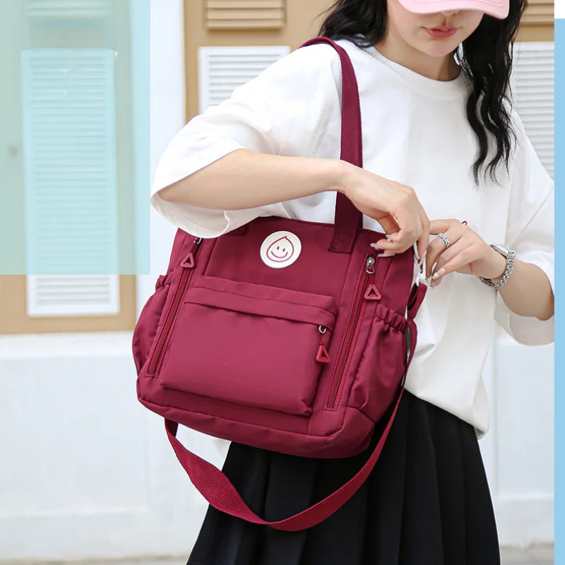 Simple Casual Shoulder Bag Adjustable Strap Large Capacity Fashionable Versatile Crossbody Bag