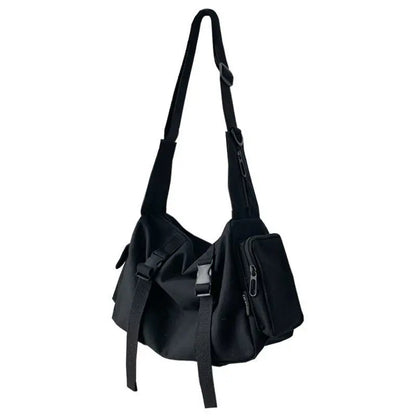 Canvas Crossbody Bag – Large Capacity Harajuku Messenger Bag