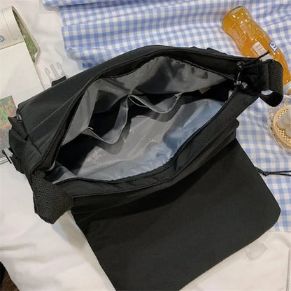 Waterproof Nylon Crossbody Bag for Women – Large Capacity Shoulder Handbag
