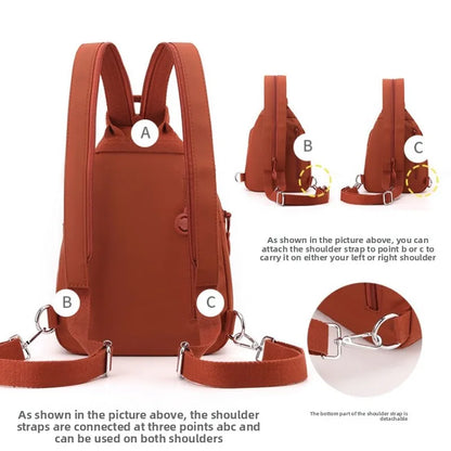 Convertible Sling Backpack – Waterproof Crossbody Bag for Women