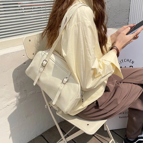 One Shoulder Casual Armpit Bag Versatile Large Capacity Commuting Women S Diagonal Span