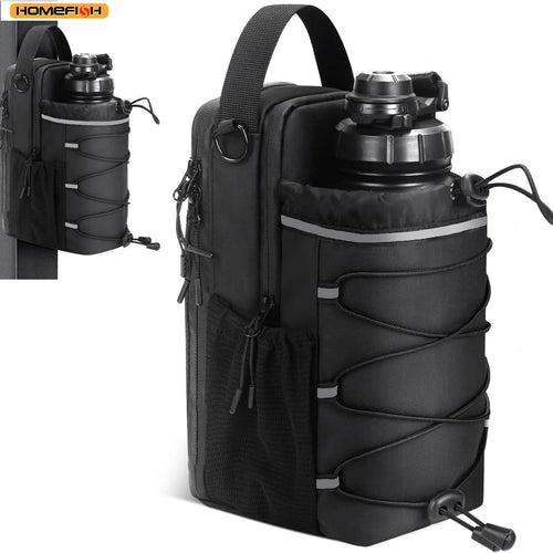 Portable Magnetic Water Bottle Crossbody Sling Bag Men Women Outdoor Fitness Workout Gym Accessories