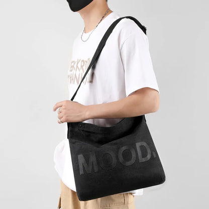 Vintage Japanese Canvas Bag Women S Wear-Resistant Shoulder Large Capacity Handbag Versatile Simple