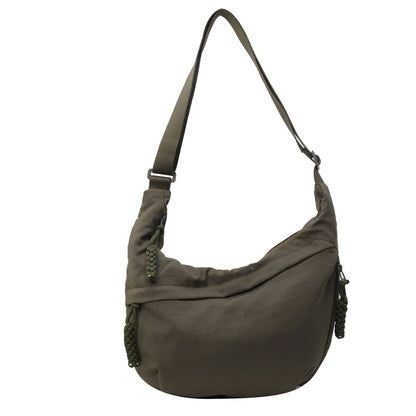 Crossbody Shoulder Bag – Large Capacity Casual Hobo with Adjustable Strap