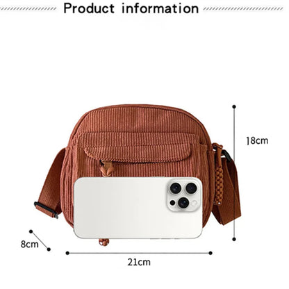 Strawberry Pattern Crossbody Bag for Teen Girls
