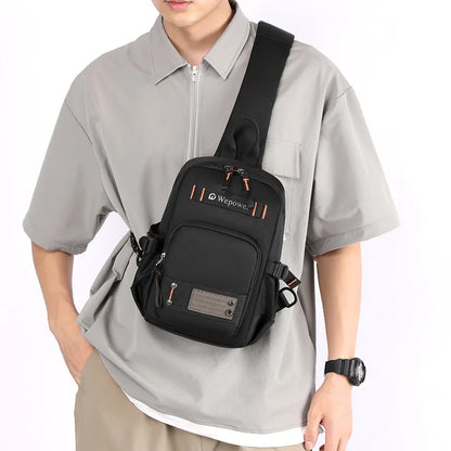 Large Capacity Daily Travel Hand Lading Shoulder Strap Nylon Waterproof Functional Practical Chest