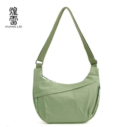 Fashionable Languid Lazy Wind Large Capacity Crossbody Bag Simple All Kinds Nylon Female Trend Light