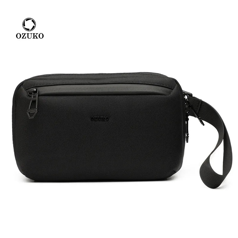 Casual Men S Oxford Fabric Waterproof Large Capacity Chest Bag Crossbody Bag - Waterproof