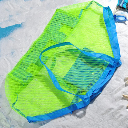 Homefish Kids Sand Away Portable Mesh Storage Bag Large Beach Tote Swimming Bath Toys Towels Outdoor