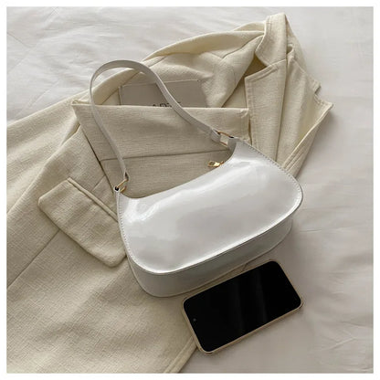 PU Leather Underarm Bag for Women – Minimalist Shoulder Tote