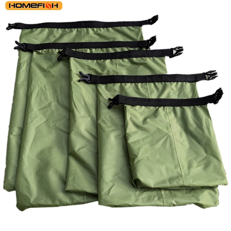 Homefish 5pcs Waterproof Dry Bag Camping Drifting Hiking Swimming Rafting Kayaking River Trekking
