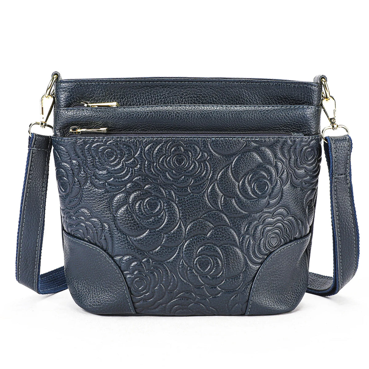 Top-Grain Cowhide Single-Shoulder Bag Bucket Bag Genuine Leather Large-Capacity Single-Shoulder