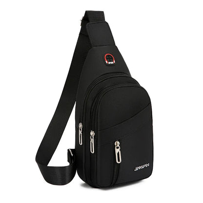 Waterproof Chest Bag Men S Oxford Cloth Shoulder Back Backpack Wear Large Capacity Mobile Phone