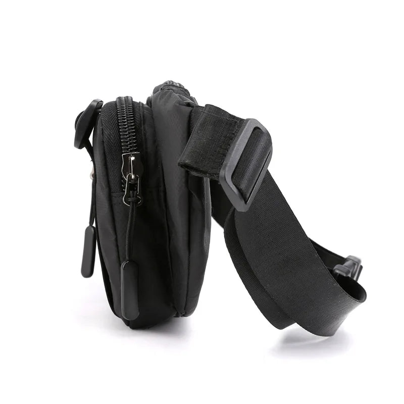Outdoor Men S Waist Bag Cross-Body Chest Close Running Sports Cashier Storage