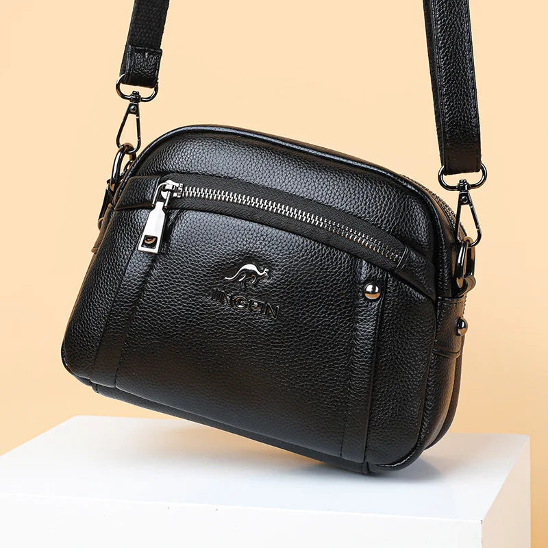 Women's Crossbody Bag – Water-Resistant Soft Leather Shoulder Bag