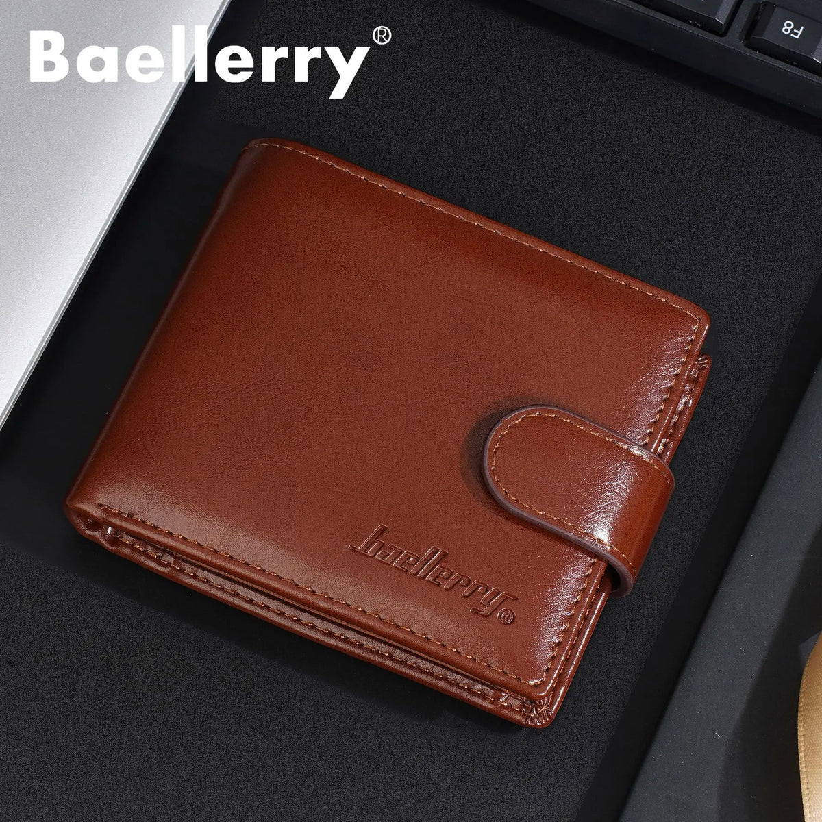 Oil Wax Leather Wallet Men Large-Capacity Cash Short