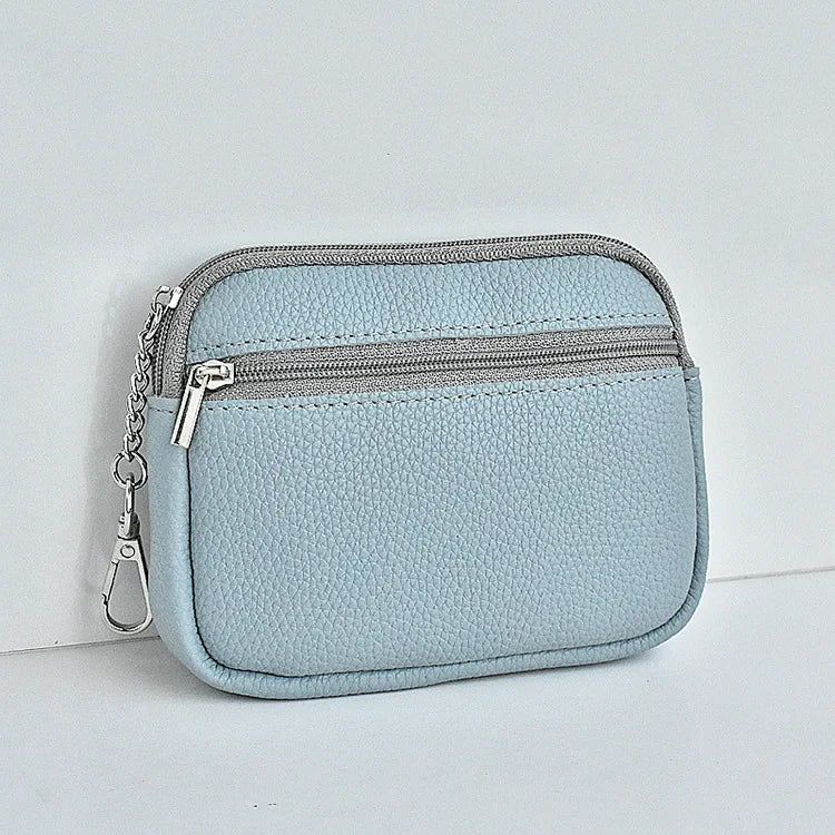 Men S Women Multi-Functional Zipper Coin Purse Lipstick