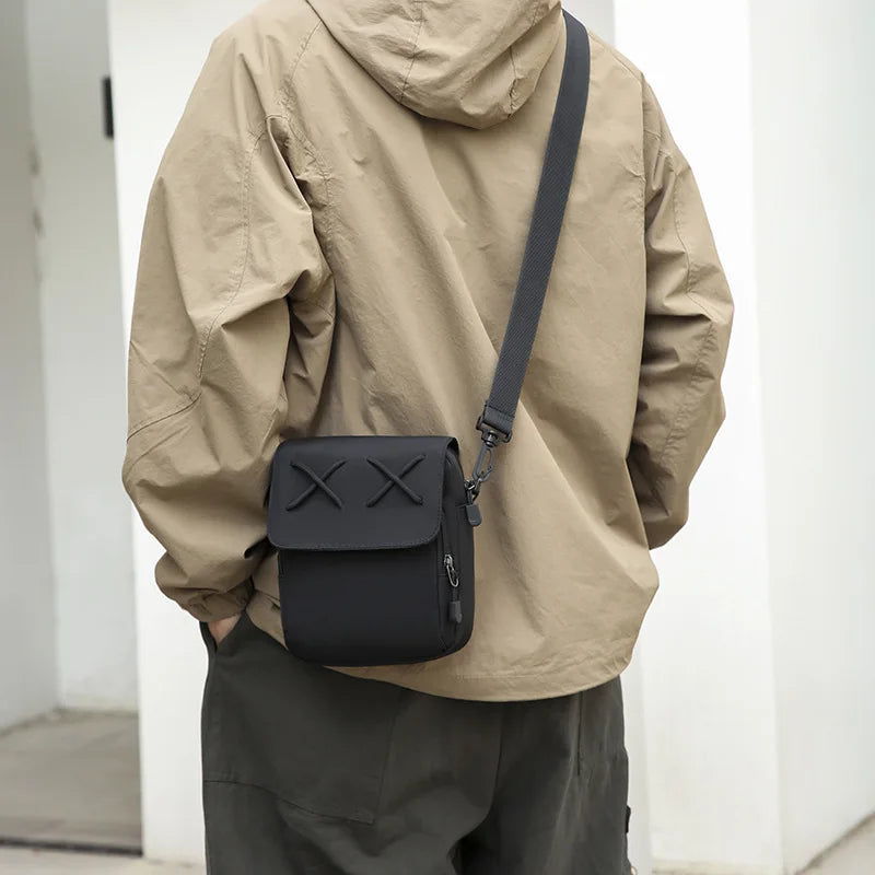 Personality Square Bag Style Hong Kong Couples One Shoulder Outdoor Leisure Student Crossbody Female