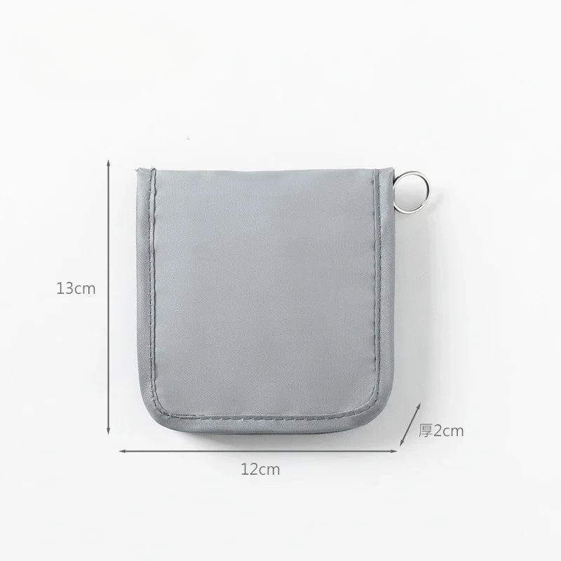 Mini Medical Pouch Small Cosmetic Bag Travel Sanitary Napkins Organizer Makeup Coin Purse Lipstick