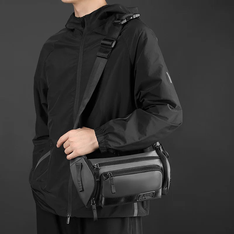 Outdoor Sports Large Capacity Waist Bag Waterproof Multi-Function Crossbody Wear Resistant Chest