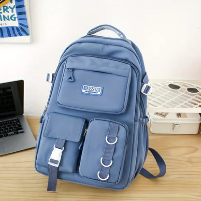 Large School Backpack for Teen Girls Multi-Pocket Bookbag