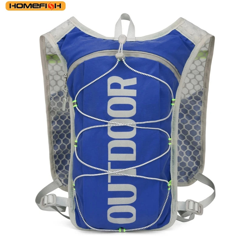 Homefish 1pcs Running Hydration Vest Backpack Lightweight Water Backpack