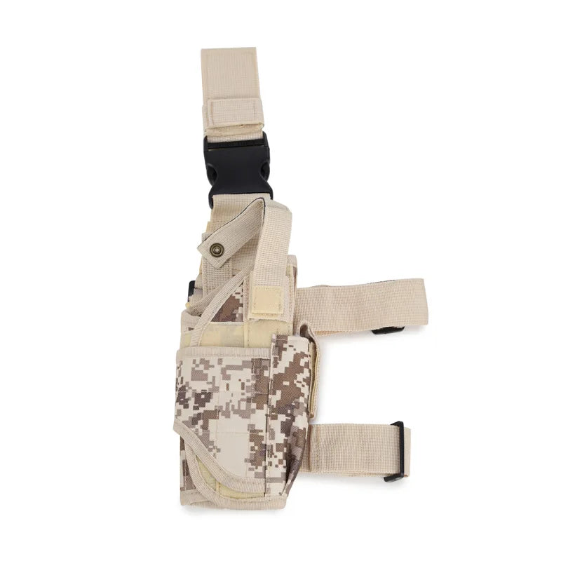 Tactical Holster Outdoor Multi-Function Quick Draw Invisible Waist Hang Universal Gaiters Oxford