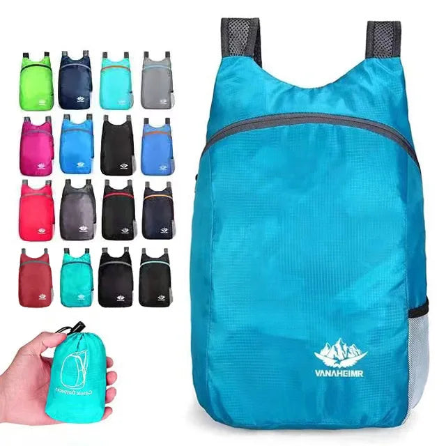 Ultra-Light Portable Travel Waterproof Folding Storage Backpack - Waterproof