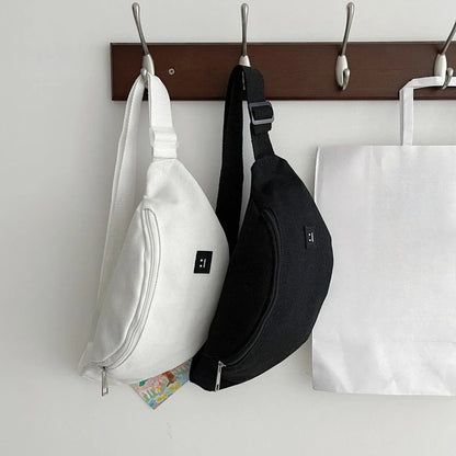 Canvas Crossbody Bag - Lightweight Chest & Waist Sports Bag