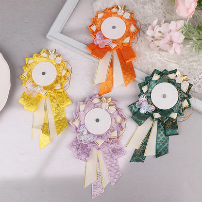 Itabag Ribbon Flower Badge Stand – Anime Pin Display Decoration