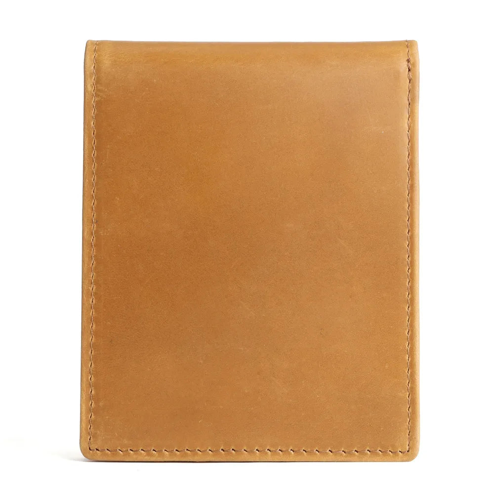 Real Leather Light Short Men S Wallet Multi Card Money Clip Laser Engraving Gift