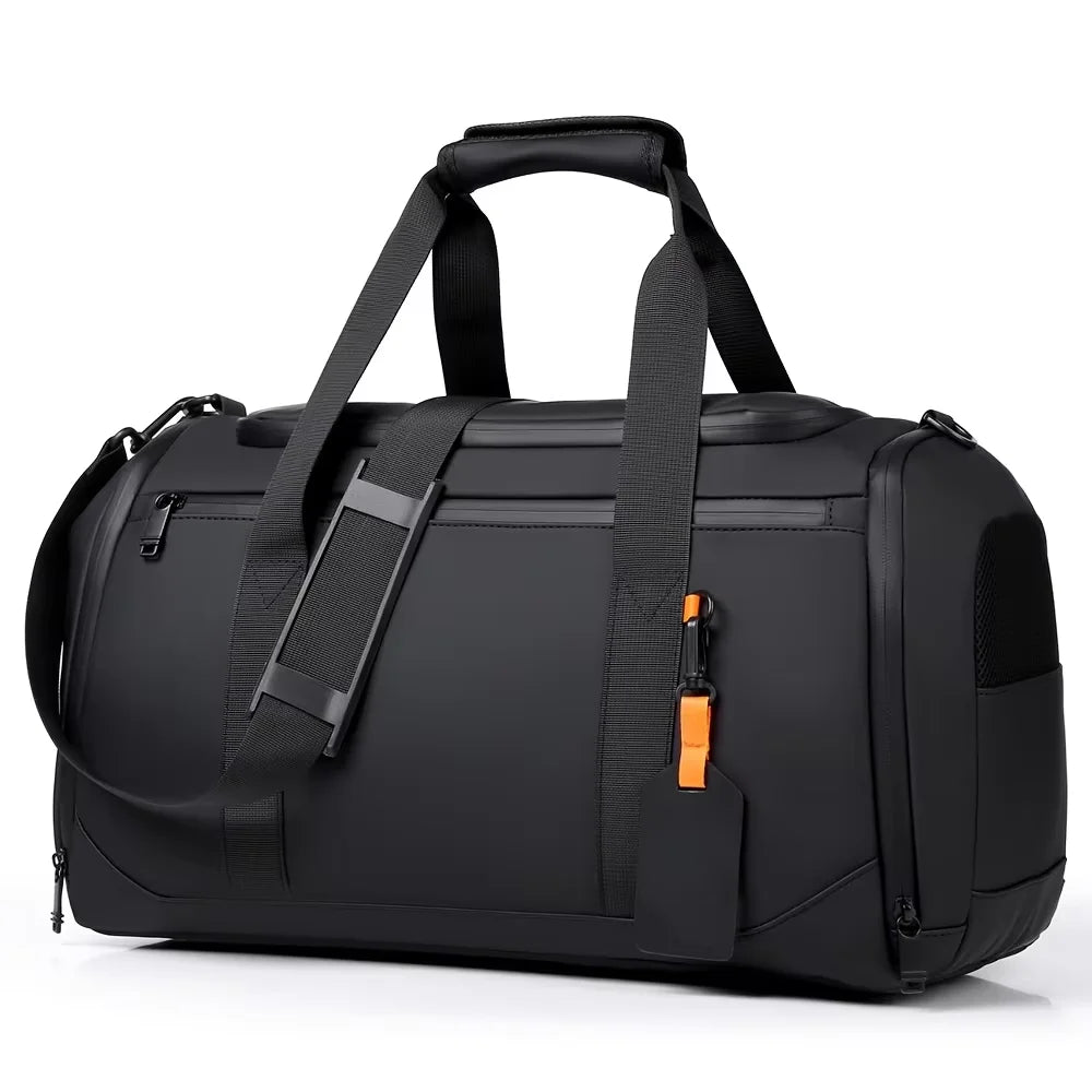 Homefish Large Capacity Travel Duffel Bag - Durable Oxford Cloth Spacious Stylish Overnight Sports