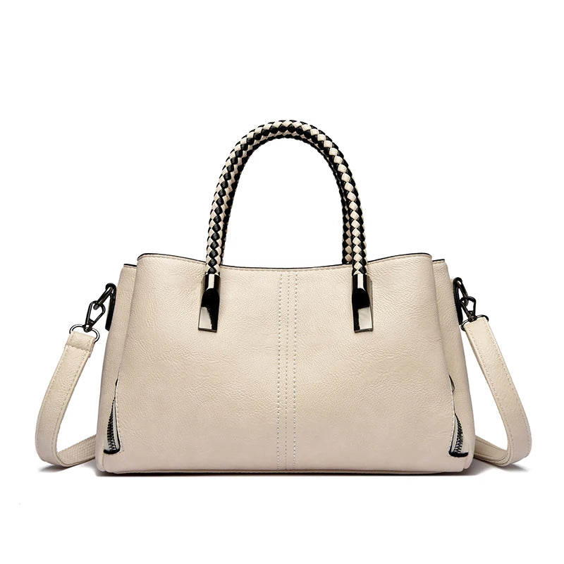 Luxury Designer Handbag for Women – 3-Layer Soft PU Leather Tote & Crossbody Bag