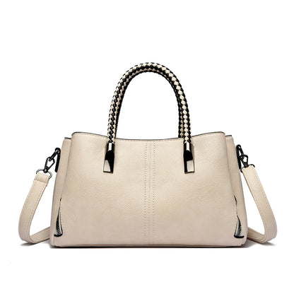 Luxury Designer Handbag for Women – 3-Layer Soft PU Leather Tote & Crossbody Bag
