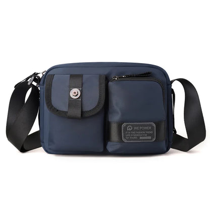 Men S Shoulder Crossbody Bag Light Leisure Carry Sports Waterproof Backpack - Waterproof