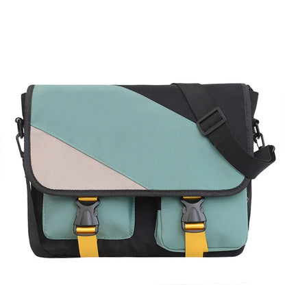Waterproof Nylon Messenger Bag for Women – Large Capacity Crossbody