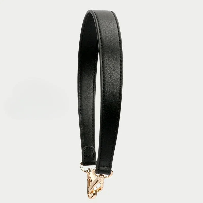 100 Genuine Leather Bag Strap Handbags Handles Handbag Short Purse Golden Buckle Replacement Belt