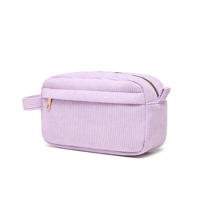 Corduroys Cosmetic Bag Simple Mini Portable Cosmetics Lipstick Storage Large Capacity