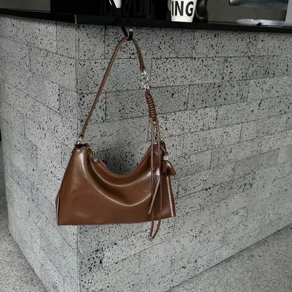Tote Top Layer Leather Crossbody Bags Women Shoulder Large Capacity Designer Bag Fashionable Purse