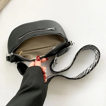 Women's Belt Bag with Boho Strap – Multi-Pocket Fanny Pack