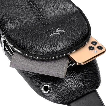 Men S Chest Bag Cross-Body Multi-Function Shoulder Large Capacity Mobile Phone Storage
