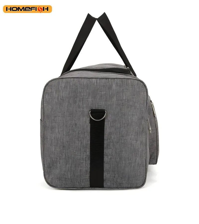 Waterproof Oxford Cloth Large Capacity Duffle Bag Men Hand Carry Business Travel Luggage Gym Fitness