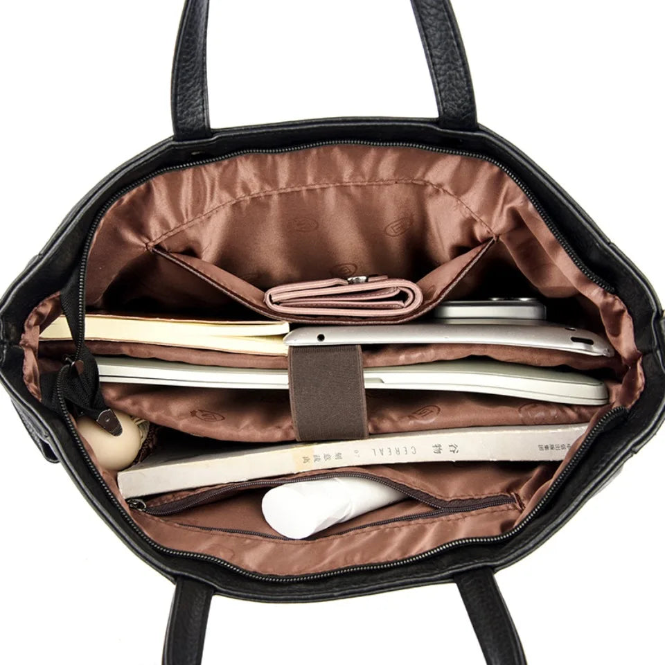 Women's Laptop Business Handbag – Large Shoulder Tote Bag