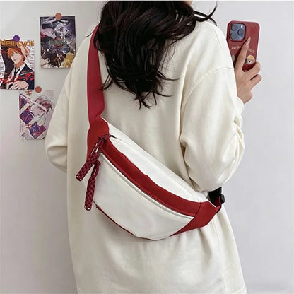 Nylon Crossbody Chest Bag – Casual Shoulder & Waist Bag