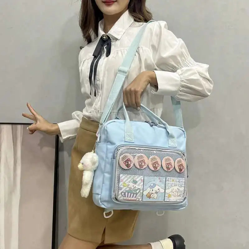 Ita Backpack Transparent Pocket DIY Badge Bag – Y2K