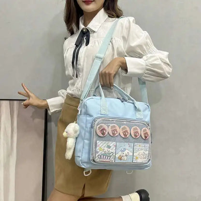 Ita Backpack Transparent Pocket DIY Badge Bag – Y2K